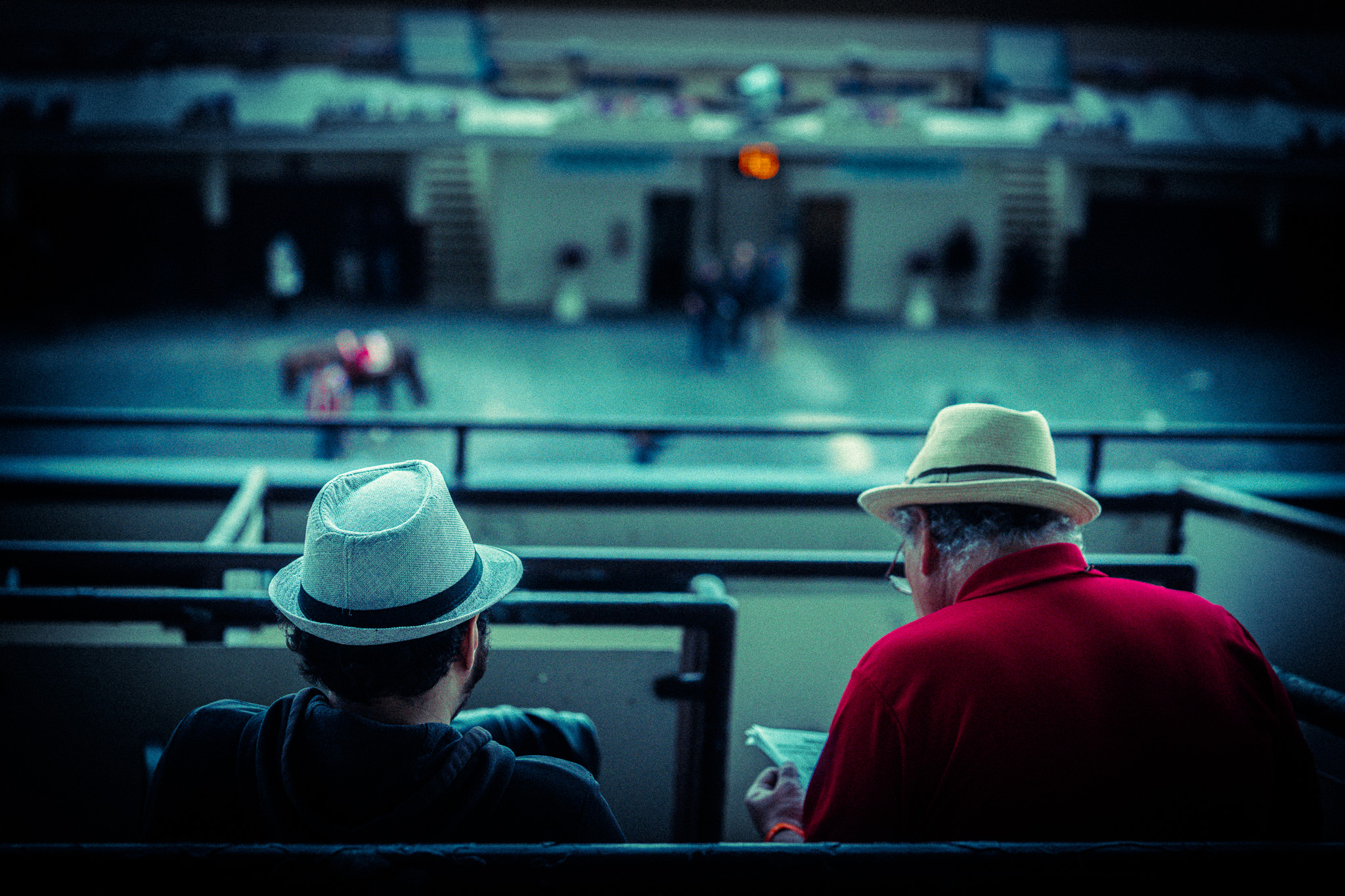 Two Men at the Racetrack